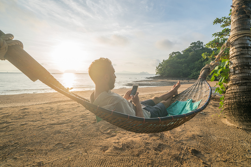 man-on-hammock